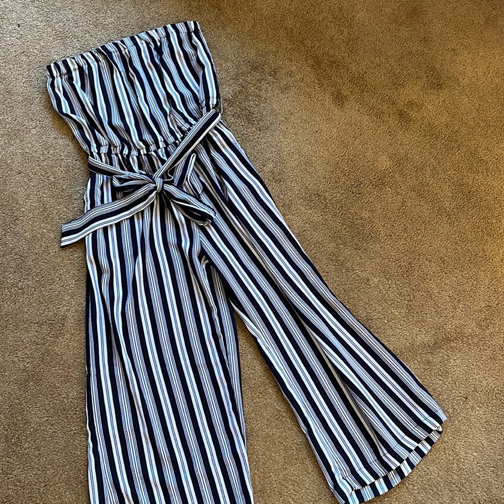Strapless jumpsuit